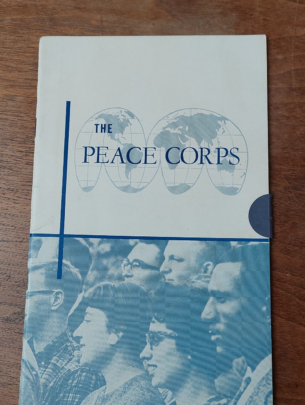 The Peace Corps Brochure - Blue & White